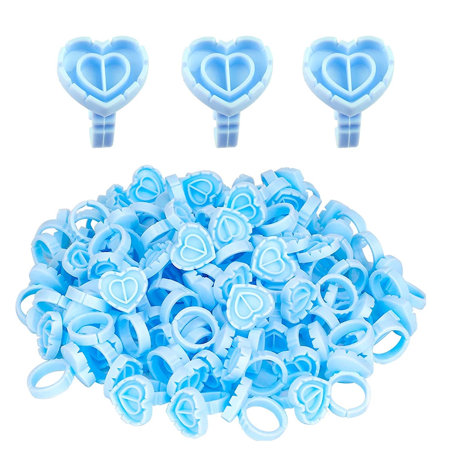 Heart Shape Glue Rings