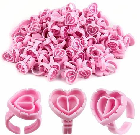 Heart Shape Glue Rings